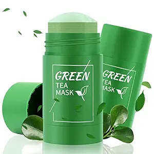 Cosluxe Green Tea Stick Mask Purifying Clay, Removing Blackhead face mask Balancing Oil And Water, Deep Clean Pore, Improves Skin,for All Skin Types Men Women (PACK OF 1)