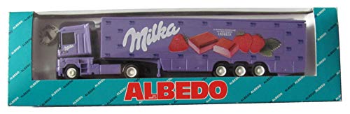 Preisvergleich Produktbild Milka - Alpenmilch Schokolade mit Erdbeercreme - Renault Magnum - Sattelzug - von Albedo