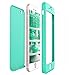 Produktbild Yokata iPhone 6 / 6S Hülle + iPhone 6 / 6S Panzerglas, Hardcase Schutzhülle 2 in 1 Handyhülle Ultra Dünn Slim 360 Grad Full Body Schutz 2 Teilig Styliche Handytasche Clear Elegant Backcover Anti-Rutsch Kratzfest Hart PC Skin Bumper Handy Tasche Schale Etui für Huawei iPhone 6 / 6S (4,7 Zoll) Case Cover - Minze Grün