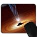 Produktbild Schwarz Loch Art Space Galaxy Planeten Gravitation Sonne Universe Mauspad von D-2016