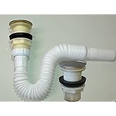 Ekershop Flexible flush drain garnish Pop Up drain valve drain sink
