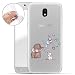 Produktbild Finoo Samsung Galaxy J3 2017 Weiche Flexible Silikon-Handy-Hülle | Transparente TPU Cover Schale mit Motiv | Tasche Case Etui mit Ultra Slim Rundum-Schutz | Elefant Hase Seifenblasen