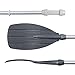 Produktbild Blueborn SC 220 Kit Alu Paddel Kombination, 1x Doppelpaddel 220cm oder 2x Alu Ruder, Riemenpaar mit PP Paddel-Blättern, Kanu Kayak Kanadier Boot Ruderboot