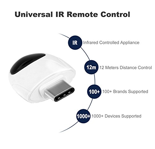 GuDoQi Universal IR GerÃ¤te Wlan Infrarot Fernbedienung Adapter FÃ¼r Android Smartphone (USB Type-C)