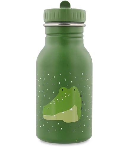TRIXIE Trinkflasche Kinder 350ml, Thermosflasche Kindergarten auslaufsicher