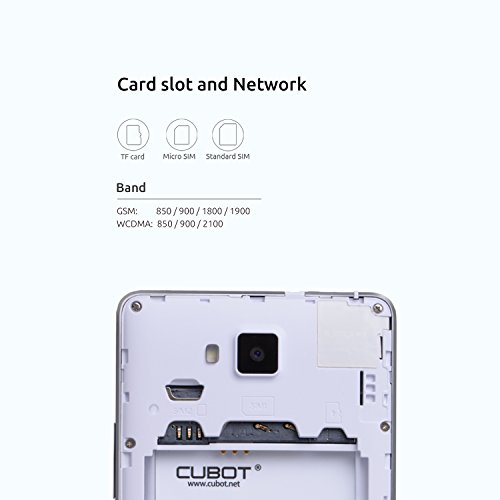 Cubot Echo Musik Smartphone 3G ohne Vertrag (5 Zoll (12.7 cm) HD Touch-Display mit Ultraharten Bildschirm und High-End Musik LeistungsverstÃ¤rker-Chip, 3000mAh Akku, 2GB Ram, 16GB interner Speicher, Android 6.0, Dual-SIM, 5MP Frontkamera / 13MP Hauptkamera) Schwarz [ Cubot Offiziell ]