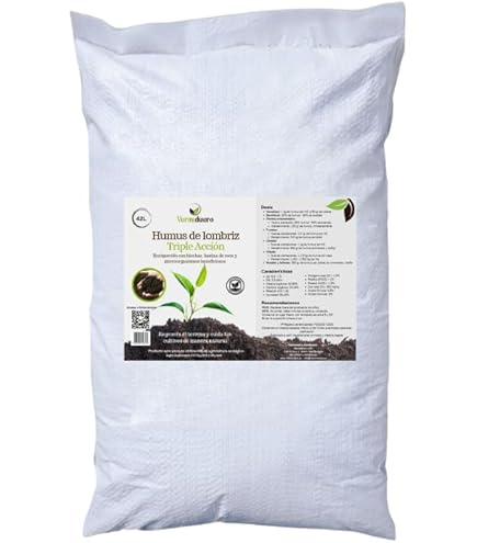 Humus De Lombriz Peyca 40 Litros - Abono Ecológico Para Todo Tipo De Plantas, Huerto Y Jardín