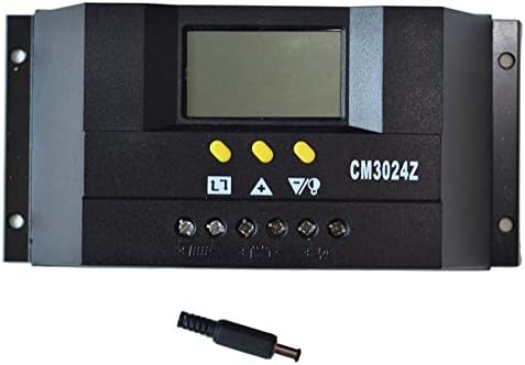 Portable Solar Charge Controller Back-light LCD 12V 24V Auto PWM Battery Charger Regulator with Timing Function