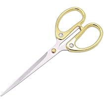 Aemoe Ultra Sharp Office Scissors 6.3" - Stainless Steel Multipurpose Scissors For Home, School, Craft, Fabric