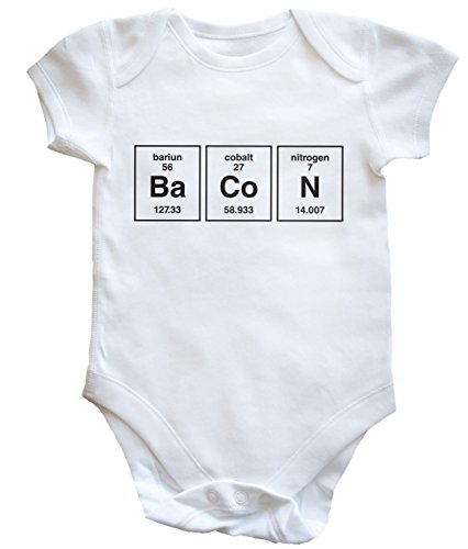 HippoWarehouse Bacon element baby vest boys girls
