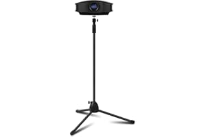YORKING Projector Light Stand - Adjustable Height 83cm to 145cm Portable Tripod - Heavy Duty Metal for Projectors and Photography