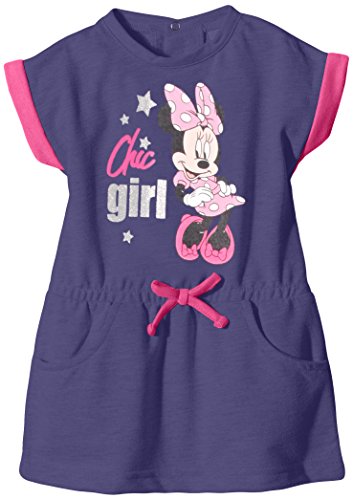Disney Baby-Girls Minnie Mouse Dress, Purple (Cobalt), 3-6 Months (Manufacturer Size:6 Months)