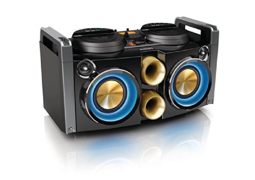 Philips NTRX100 - Microcadena Hi-Fi (Bluetooth, NFC, USB), negro