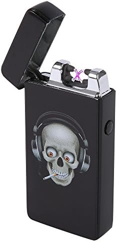 USB Rechargeable Arc Lighter Cool Electric Dual arc Windproof Coil Lighters For Lighting Cigarettes,Candel Topsense® (5)