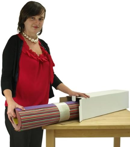 Giant Koloroll - Assorted Coloured Construction Paper Roll 50 Sheets (609mm x 914mm) in a Sturdy Storage Box - Ideal for Model Making, Collage, Display, Card Making, Scrapbooking and many other Craft Activities