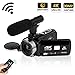 Produktbild Camcorder 4K Videokamera 30MP WiFi Steuerung Digitalkamera 3,0 Zoll Touchscreen Nachtsichtvideokamera Vlogging Kamera mit externem Mikrofon