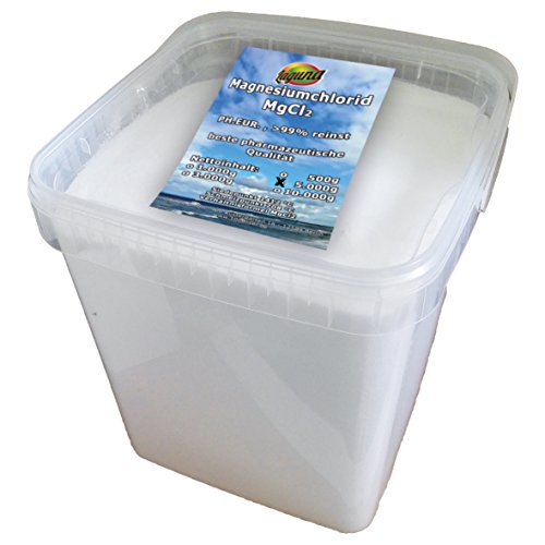 Magnesiumchlorid Hexahydrat 5 kg MgCl2 Ph.Eur. 5000g PHARMAWARE reiner als Lebensmittelqualität