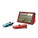 Produktbild Nintendo Switch Displayschutz & Stand von Orzly, Multifunktionale Tablethülle in ROT - Schutzhülle / Etui / Case / Cover für das Nintendo Switch mit eingebautem Stand und schützender Klappe, welches das Display der Nintendo Switch Konsole schützt