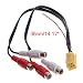 Produktbild Guangtain Mini-ISO-Adapter Aux 4 Chinch Kabel 4 Cinch für VW Seat Skoda Blaupunkt VDO Audi