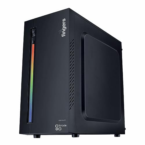 Trixis Fire 5513 Desktop PC, i5 4th Generation CPU, H81 Motherboard, 8GB DDR3 RAM and 256GB SSD Pre-Installed Basic Software - Black