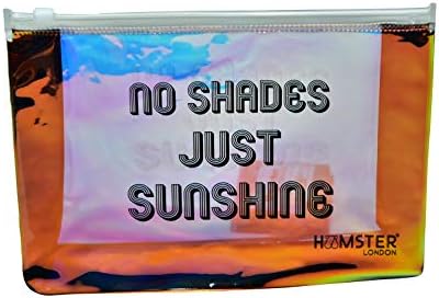 Hamster London Girl's/Women's Makeup Accessories Pouch and Stationery Pouch (Black)