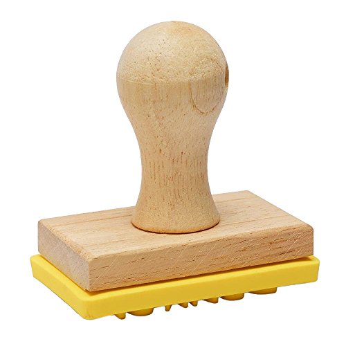 RBV Birkmann Cookie Stempel "Danke" 7,5 x 4,7 cm, beige/gelb