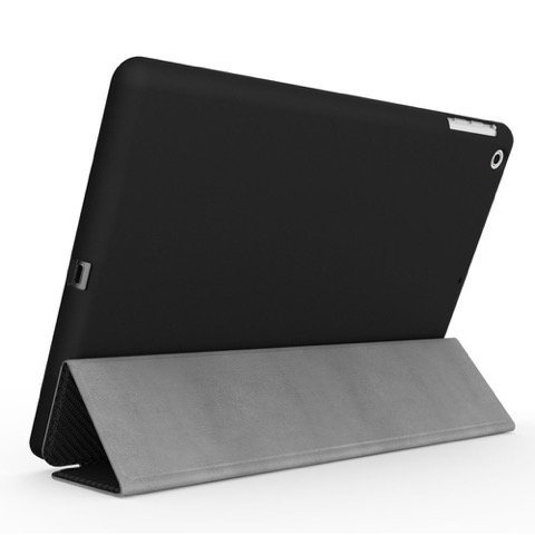 Khomo iPad Mini 4 Hülle Case Schwarzes Kohlefaser Gehäuse mit doppelten Schutz ultra dünn und leicht, Smart Cover – Carbon Fiber - 4