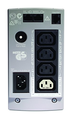 APC Back-UPS CS 500 – Unterbrechungsfreie Stromversorg 500VA – BK500EI – 4 Ausgänge IEC – Überspannungsschutz - 2