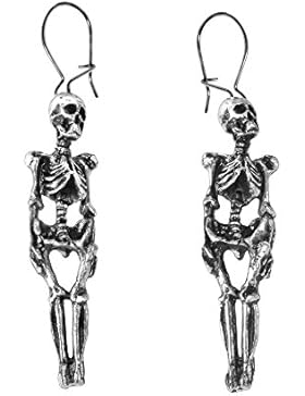 Alchemy Gothic (Metal-Wear) Skelett Paar Ohrringe