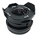 Produktbild Dkings 8mm 1: 3,8 C-Mount 4/3"Fisheye-Mikrokamera für Micro 4/3 MFT M4 / 3 E-PL7 M1 GH4 spiegelloser C-M4 / 3-Adapter M4 / 3-Objektivdeckel, kein dunkler Vollrahmen