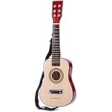 New Classic Toys 0344 - Guitarra de juguete, color natural
