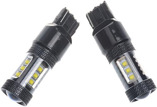 T20 7440 High Power 80W 800LM Auto Brake Stop Tail Turn Signal Parking Backup Light White