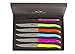 Produktbild Laguiole Village Aquarelle Kollektion Set 6-teilig Steakmesser, (Fuchsia, Rot, Rosa, Blau, Grün, Gelb)