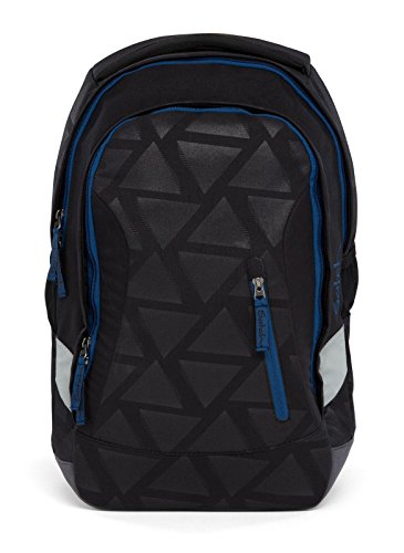 Preisvergleich Produktbild Satch Sleek – 2-tlg-Schulrucksack Set / Ergobag Rucksack + Heftebox / (Black Triad)
