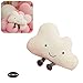 Produktbild VNEIRW Wolke Plüschtier Puppe Zierkissen Super Weich PlüschKissen Weiß Cloud Kissen Niedlich Dekokissen Kinder Spielzeug Fotografie Requisiten Sofa Hausdekoration Geschenke (A-50cm)