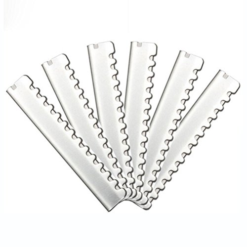 Shoolo 10 Pcs Replacement Hairdressing Hair Shaping, Cutting, Styling Razor Blades
