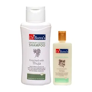 Dr Batras Dandruff cleansing Shampoo 500 ml and Conditioner 200 ml (Pack of 2 Men and Women)