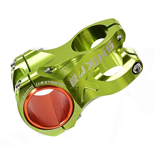 su-luoyu Bicycle Handlebar Stem Bicycle Stem Riser 31.8 * 50MM Mountain Bike Ultra Light Short Handle Riser Bike Handlebar Extender