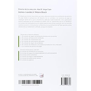 Los contratos de servicios de pago (Papel + e-book)