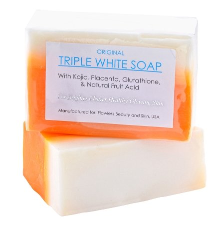Premium Glutathione Soap Kojic Acid Placenta Skin Whitening Lightening Bar GC3