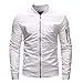 Produktbild Sannysis Herren Slim Fit Pullover Langarm Mantel Herren Herbst Winter Casual Solid Zipper Jacke Top Bluse Outwear