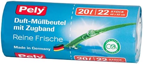 Pely 5503 Scented Bin Liners with Adjustment Cord 20 L 22 Pcs. "Pure Freshness"