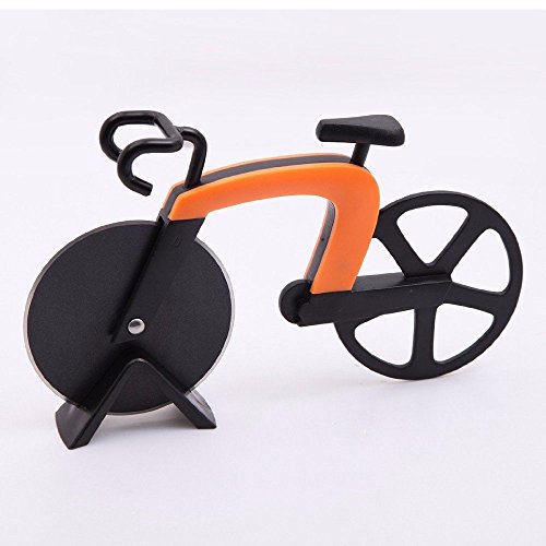 GA Homefavor Fahrrad Pizzaschneider , Klingen aus Rostfreiem Stahl mit Antihaft -Beschichtung - 2
