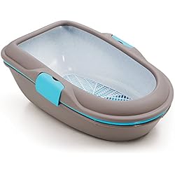 FURBA Arenero para gatos con colador, 39 x 59 x 22 cm