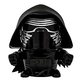 Weck- und Schlummerfunktion. Kopf und Display mit Hintergrundbeleuchtung.  Figurtypische Stimmen und Geräusche.