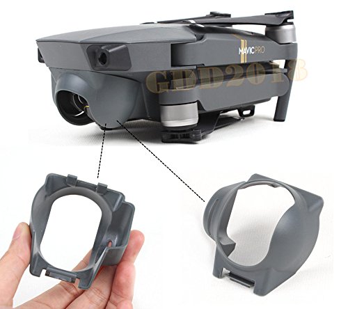 Preisvergleich Produktbild GDD2018 Mavic Gegenlichtblende Sonnenschutz Linsenbezug Kardanbeschlag für DJI Mavic Pro (Grau)