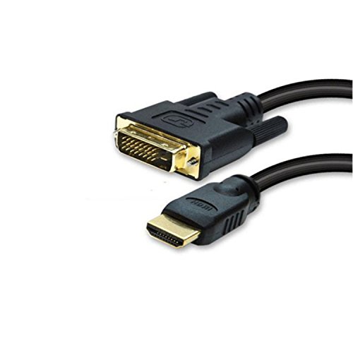 HDMI DVI Anschlußkabel-HDMI Stecker auf DVI-D (24+1) Stecker, vergoldet, 1,0m