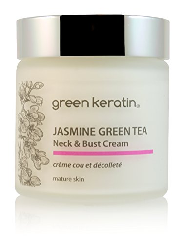 Jasmine Green Tea Neck & Bust (décolleté) Cream ? Organic Argan Oil ? 10% Hyaluronic Acid ? Vitamin C ? Anti-Wrinkle Neck & Bust Firming Cream ? 71% Organic ? Professional size: 120ml