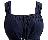 Wantdo Damen Figurformend Einteiliger Badeanzug Große Größe - 4