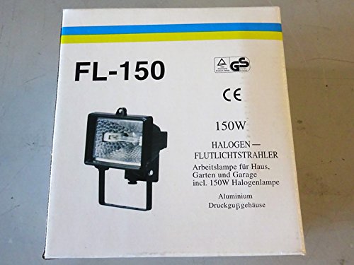 Preisvergleich Produktbild Halogenstrahler 150W ws inkl. Leuchtmittel